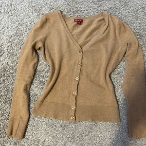 Woman’s Tan  Cardigan